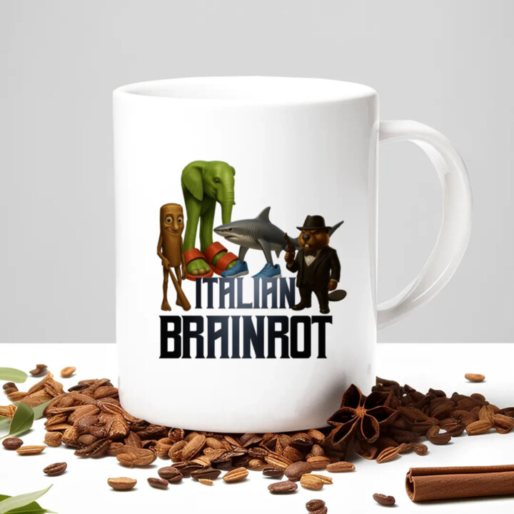 Italian Brainrot - keramický hrnček s potlačou