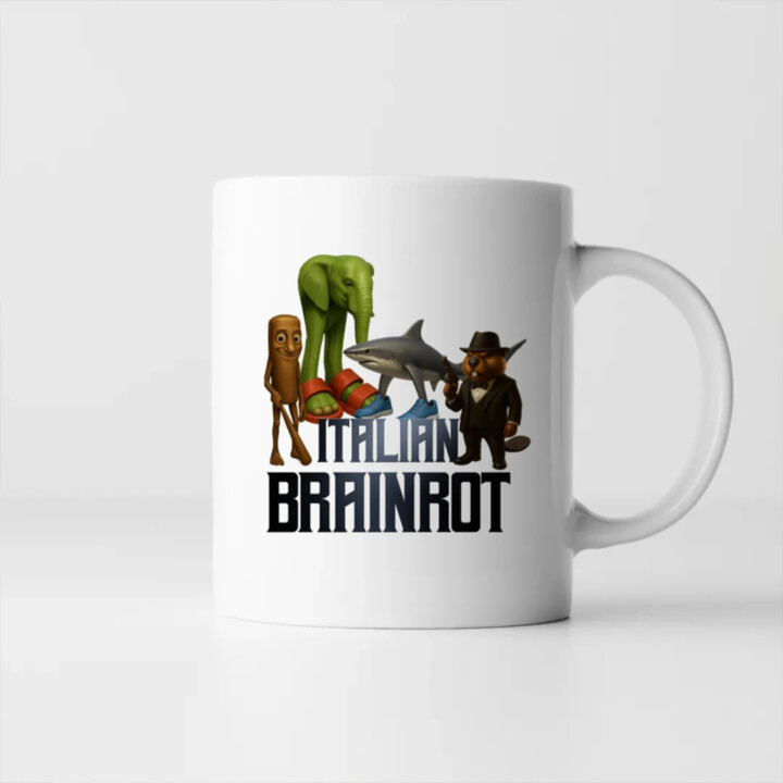 Italian Brainrot - keramický hrnček s potlačou