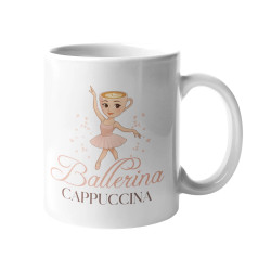 Ballerina Cappuccina Italian Brainrot - keramický hrnček s potlačou