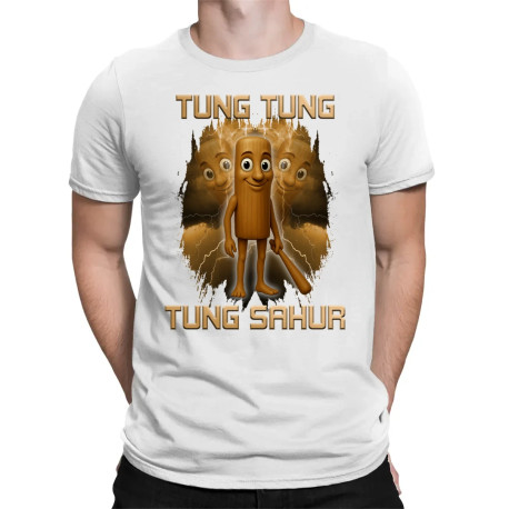 Tung Tung Tung Sahur - Italian Brainrot - pánske tričko s potlačou
