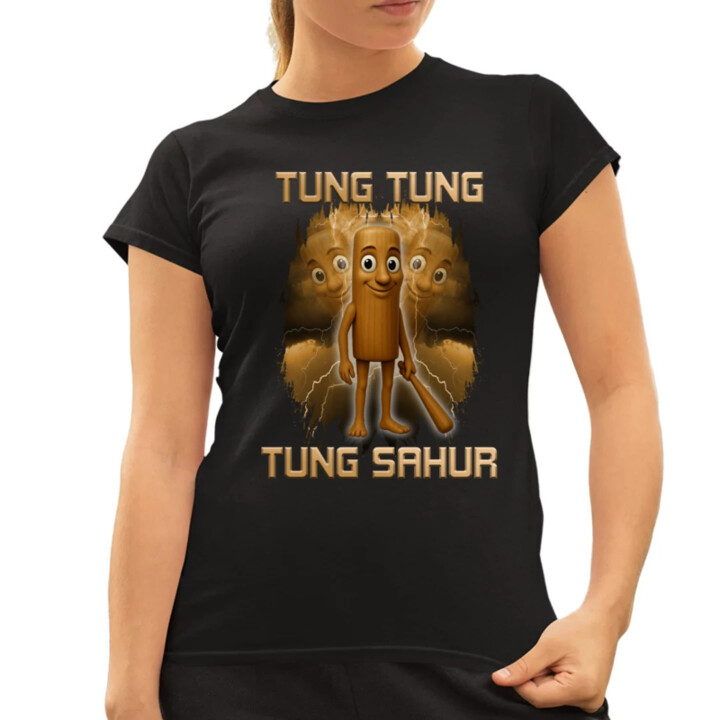 Tung Tung Tung Sahur - Italian Brainrot - dámske tričko s potlačou