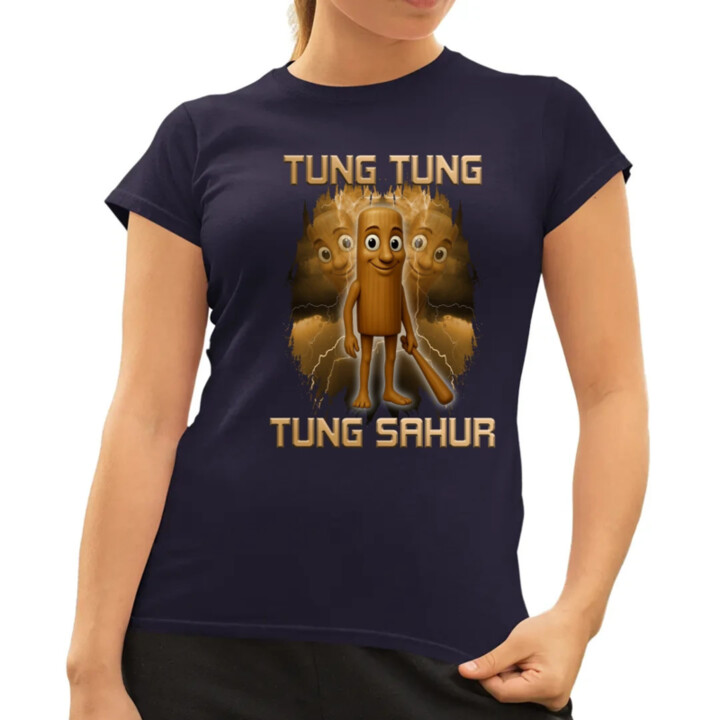 Tung Tung Tung Sahur - Italian Brainrot - dámske tričko s potlačou