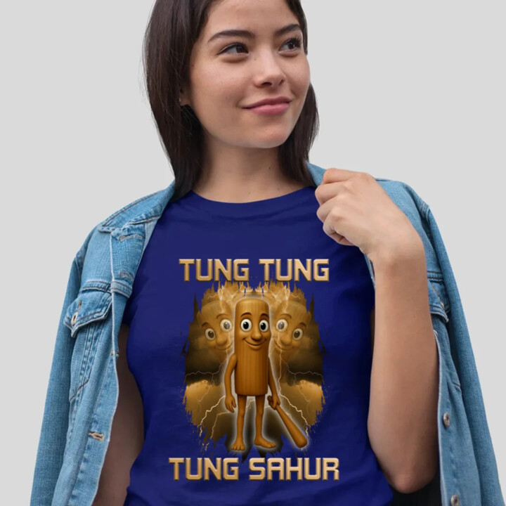 Tung Tung Tung Sahur - Italian Brainrot - dámske tričko s potlačou