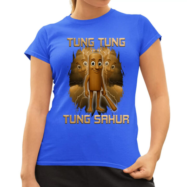 Tung Tung Tung Sahur - Italian Brainrot - dámske tričko s potlačou