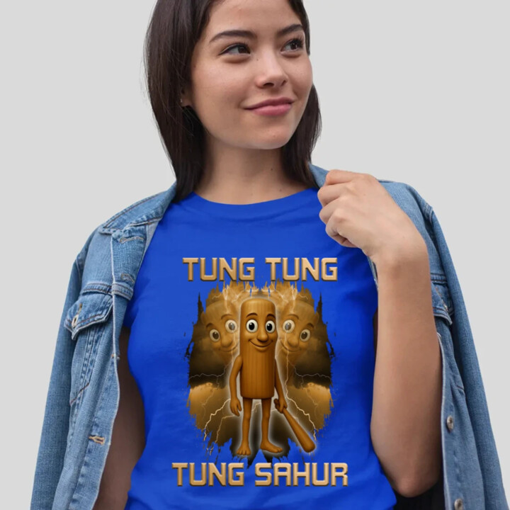Tung Tung Tung Sahur - Italian Brainrot - dámske tričko s potlačou