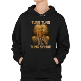 Tung Tung Tung Sahur - Italian Brainrot  - dámska mikina s potlačou