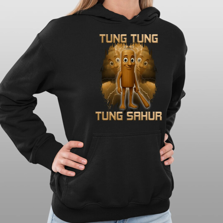 Tung Tung Tung Sahur - Italian Brainrot  - dámska mikina s potlačou