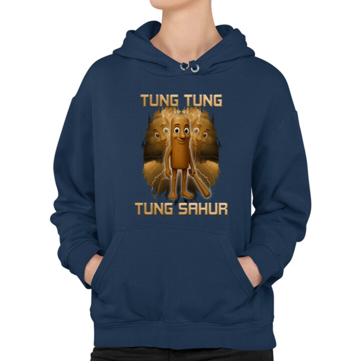 Tung Tung Tung Sahur - Italian Brainrot  - dámska mikina s potlačou