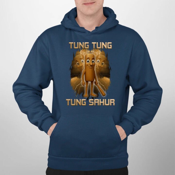 Tung Tung Tung Sahur - Italian Brainrot  - pánska mikina s potlačou