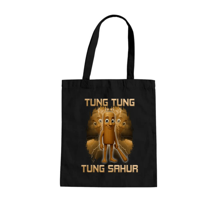 Tung Tung Tung Sahur - Italian Brainrot - taška s potlačou