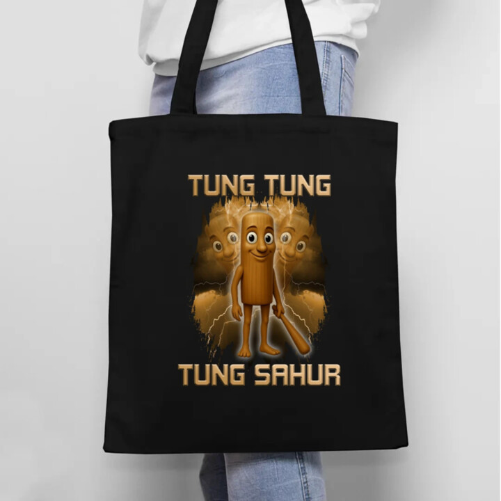 Tung Tung Tung Sahur - Italian Brainrot - taška s potlačou