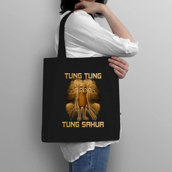 Tung Tung Tung Sahur - Italian Brainrot - taška s potlačou