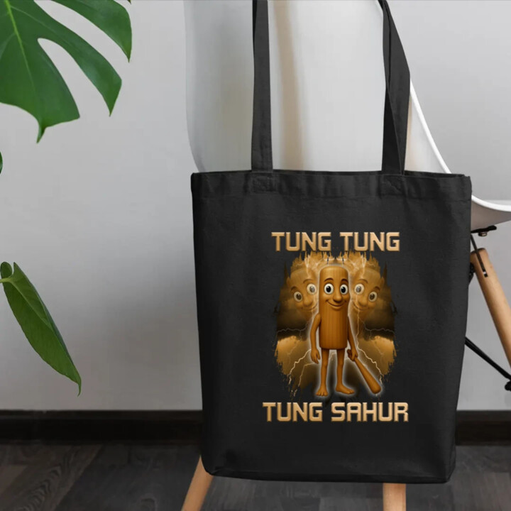 Tung Tung Tung Sahur - Italian Brainrot - taška s potlačou