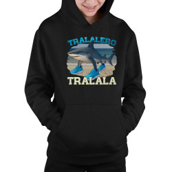 Tralalero Tralala - Italian Brainrot - detská mikina s kapucňou