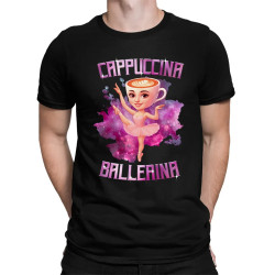 Ballerina Cappuccina - Italian Brainrot - pánske tričko s potlačou