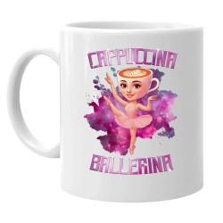 Ballerina Cappuccina - Italian Brainrot - keramický hrnček s potlačou