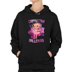 Ballerina Cappuccina - Italian Brainrot  - dámska mikina s potlačou