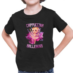 Ballerina Cappuccina - Italian Brainrot - detské tričko s potlačou