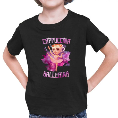 Ballerina Cappuccina - Italian Brainrot - detské tričko s potlačou