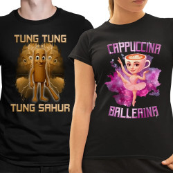 Sada pre páry -  Ballerina Cappuccina - Tung Tung Tung Sahur - Italian Brainrots