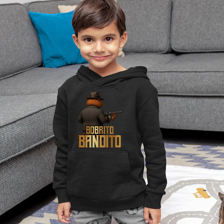 Bobrito Bandito - Italian Brainrot - detská mikina s kapucňou