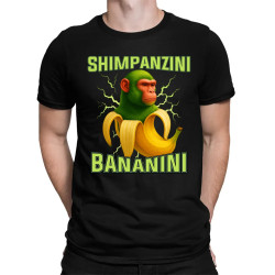 Shimpanzini bananini - Italian Brainrot - pánske tričko s potlačou