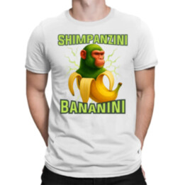 Shimpanzini bananini - Italian Brainrot - pánske tričko s potlačou