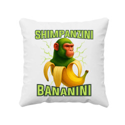 Shimpanzini bananini - Italian Brainrot - vankúš s potlačou