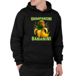Shimpanzini bananini - Italian Brainrot  - pánska mikina s potlačou