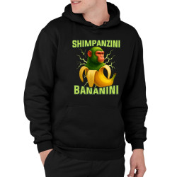 Shimpanzini bananini - Italian Brainrot  - pánska mikina s potlačou