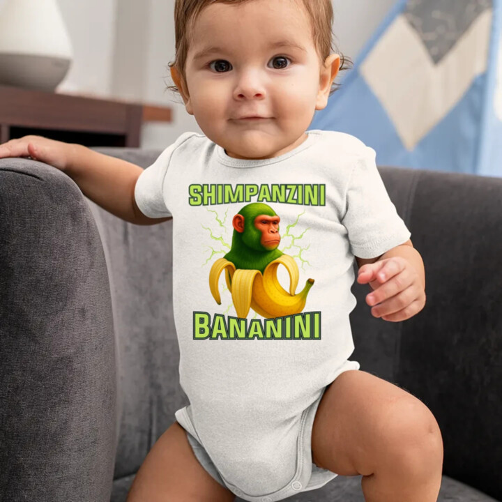 Shimpanzini bananini - Italian Brainrot  - body s potlačou
