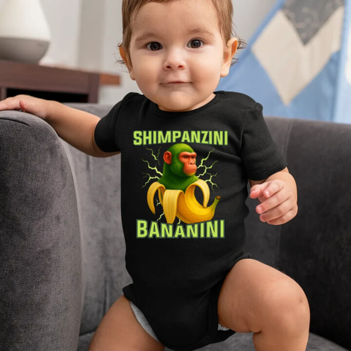 Shimpanzini bananini - Italian Brainrot  - body s potlačou