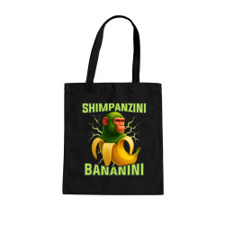 Shimpanzini bananini - Italian Brainrot - taška s potlačou