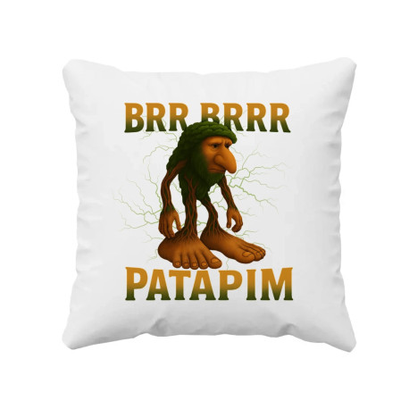 Brr brr patapim - Italian Brainrot - vankúš s potlačou