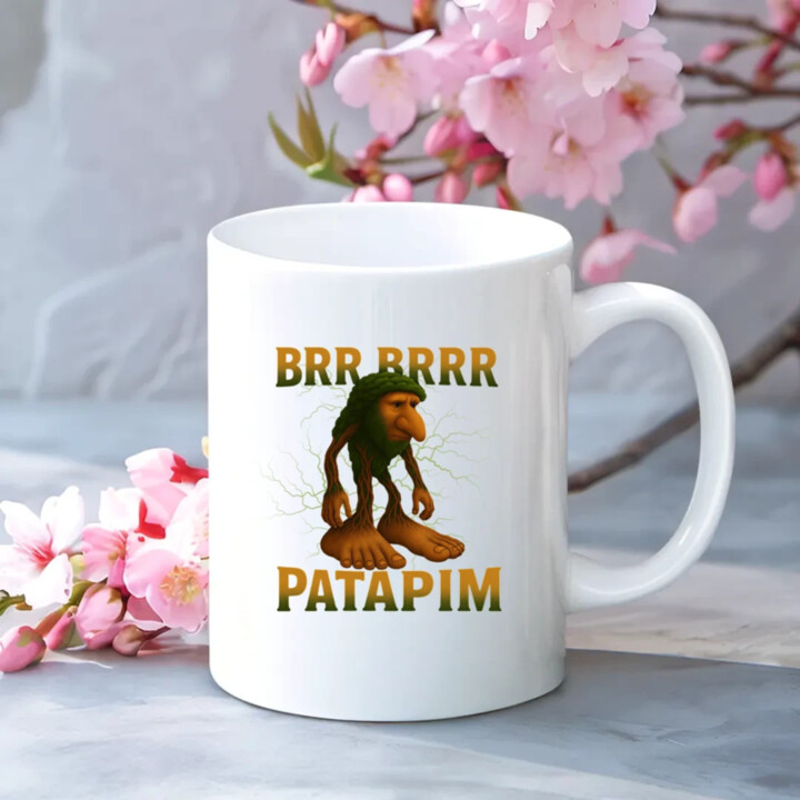 Brr brr patapim - Italian Brainrot - keramický hrnček s potlačou