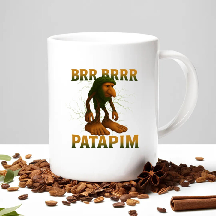 Brr brr patapim - Italian Brainrot - keramický hrnček s potlačou