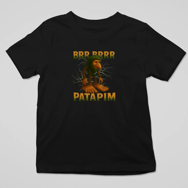 Brr brr patapim - Italian Brainrot - detské tričko s potlačou