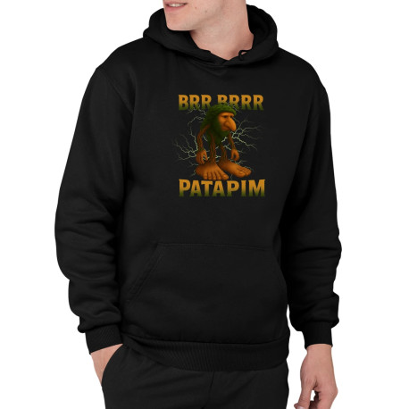 Brr brr patapim - Italian Brainrot  - pánska mikina s potlačou