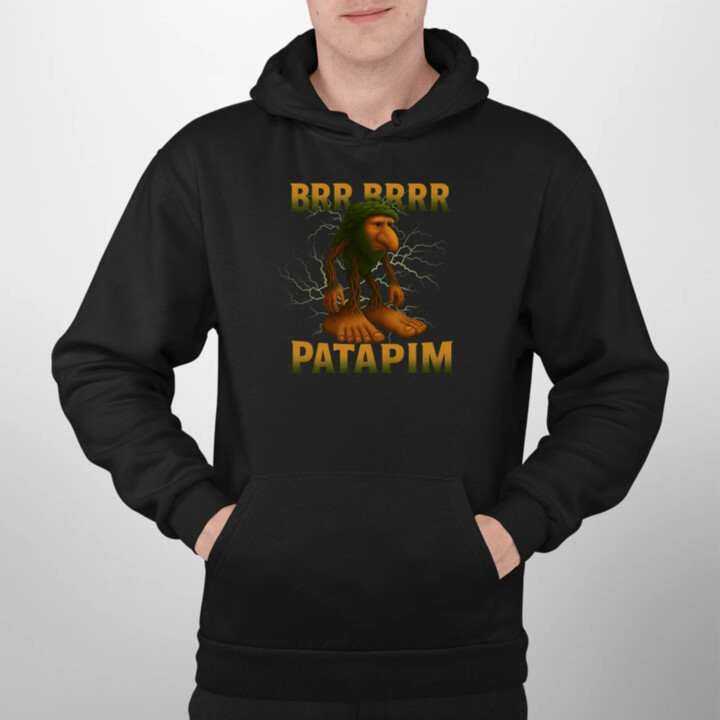 Brr brr patapim - Italian Brainrot  - pánska mikina s potlačou