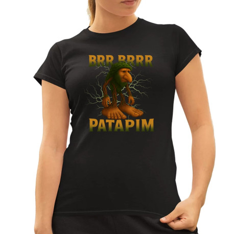 Brr brr patapim - Italian Brainrot - dámske tričko s potlačou