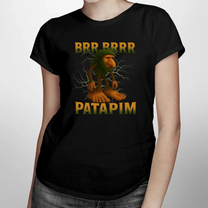 Brr brr patapim - Italian Brainrot - dámske tričko s potlačou