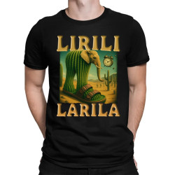 Lirili larila - Italian brainrot - pánske tričko s potlačou