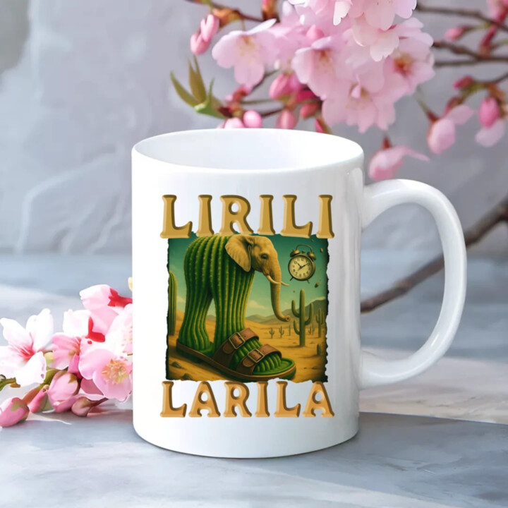 Lirili larila - Italian brainrot - keramický hrnček s potlačou