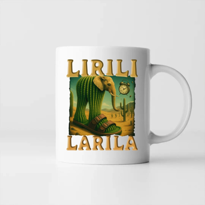 Lirili larila - Italian brainrot - keramický hrnček s potlačou