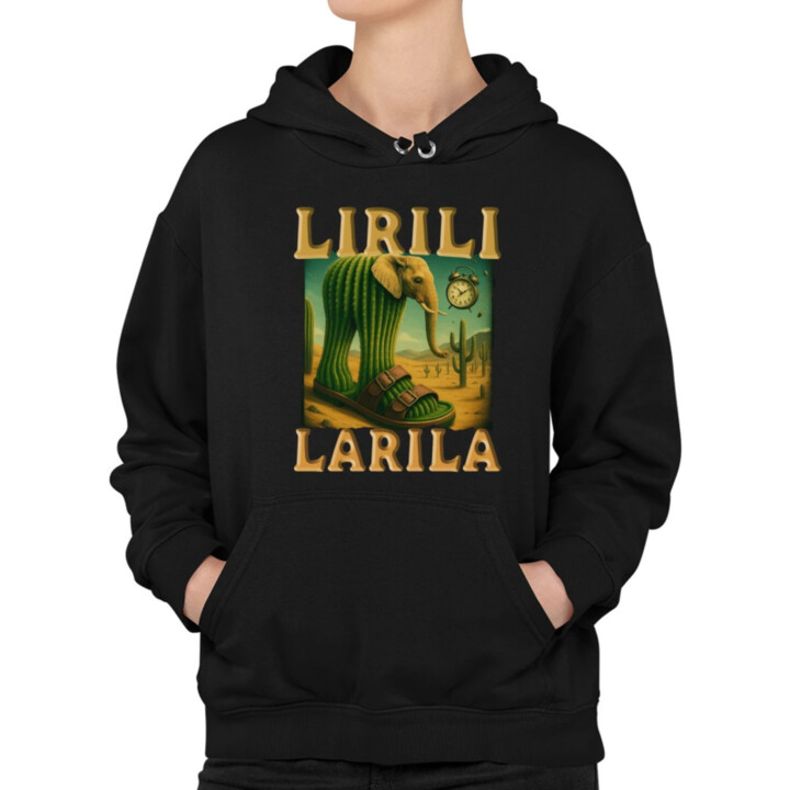 Lirili larila - Italian brainrot  - dámska mikina s potlačou