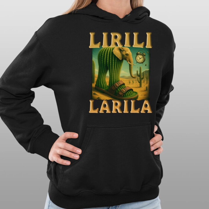 Lirili larila - Italian brainrot  - dámska mikina s potlačou