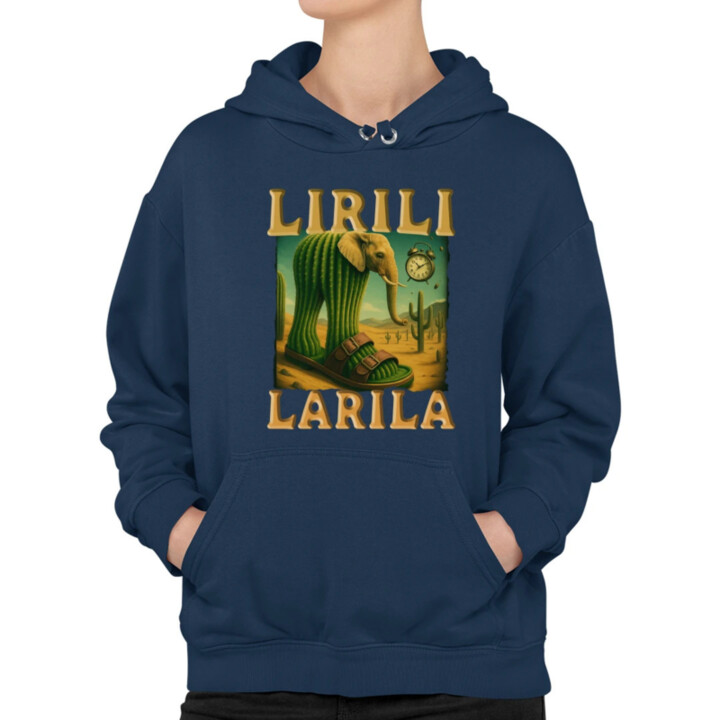Lirili larila - Italian brainrot  - dámska mikina s potlačou