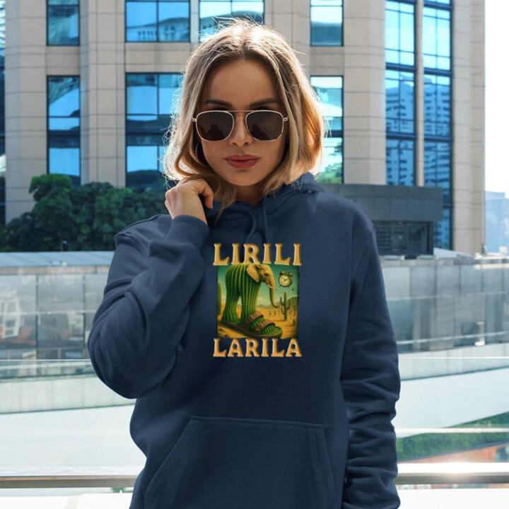 Lirili larila - Italian brainrot  - dámska mikina s potlačou