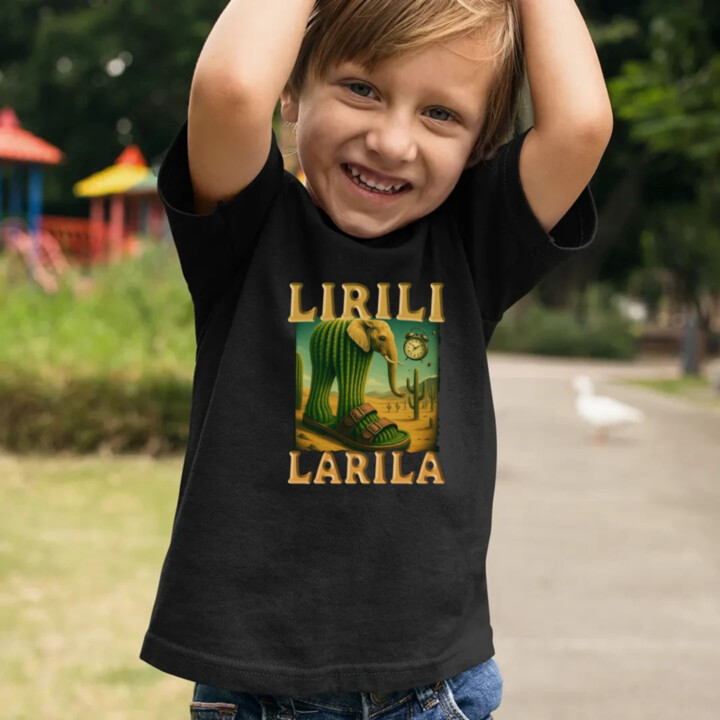 Lirili larila - Italian brainrot - detské tričko s potlačou
