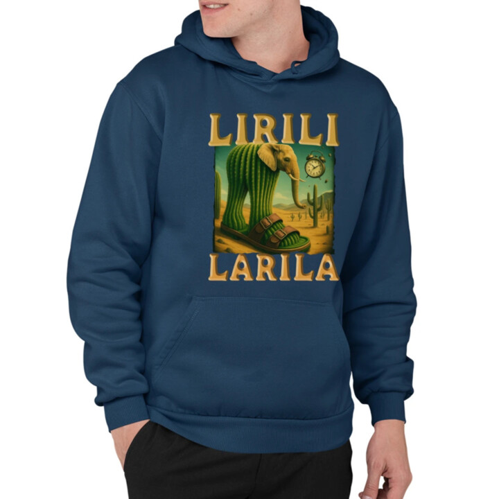 Lirili larila - Italian brainrot  - pánska mikina s potlačou